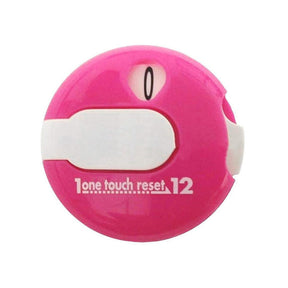 Mini Golf Stroke Counter Scoring Keeper up to 12 Shot Score for Golf Accessories-Pink