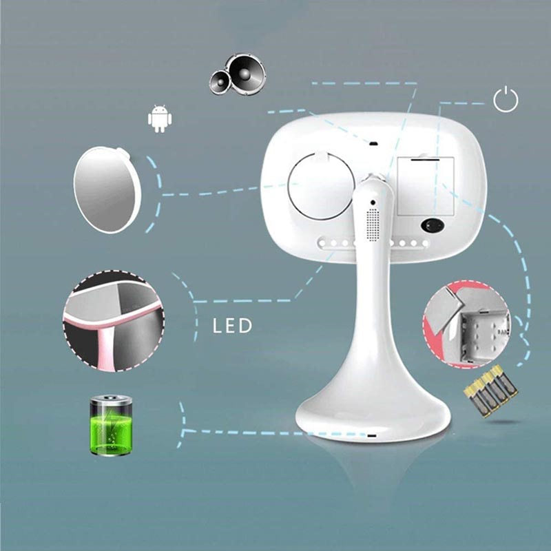 Home & LivingMakeup Mirror Led Dressing Table Mirror with 10X Magnifying Glass-White