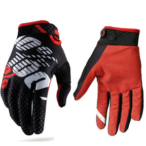 Motorcycle Gloves for Men and Women Full Finger Touchscreen Motorbike Gloves-Black Red-LYX-08168
