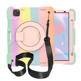 iPad Case For iPad Pro 11/Air 4 with 360¡ãSwivel Stand-Colorful Rose Gold