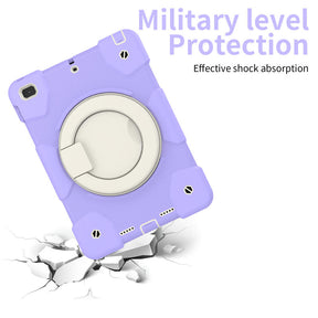 iPad Case For iPad 9.7/Air 2 with 360¡ãSwivel Stand-Taro Purple