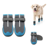 Dog Shoes Dog Boots Nonslip Soft Breathable Anti-Slip Sole-Blue