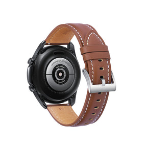 First Layer Cowhide Leather Watch Band For Samsung Galaxy Watch 42/46mm Gear S3 Frontier/Classic(Brown)