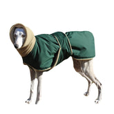 Dogs Warm Thicken Fleece Portable Color Matching Jacket-Green