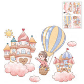 Creative Cartoon Removable 3D Wall Stickers Castle Girl Decoration For Children Room-19