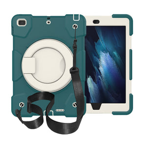 iPad Case For iPad 9.7/Air 2 with 360¡ãSwivel Stand-Blackish Green
