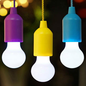 6 Pcs Decorative Pull Rope LED Bulb for Outdoor Kids Room