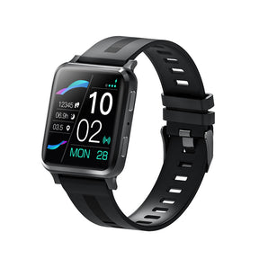 F30 Touch Screen Smart Watch with Music Heart Rate Monitor Call Text-Black
