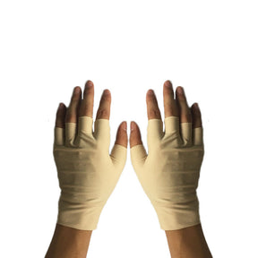 Unisex Half Finger Gloves Winter Stretchy Knit Fingerless Gloves in Common Size-Color- LYX-08065-1