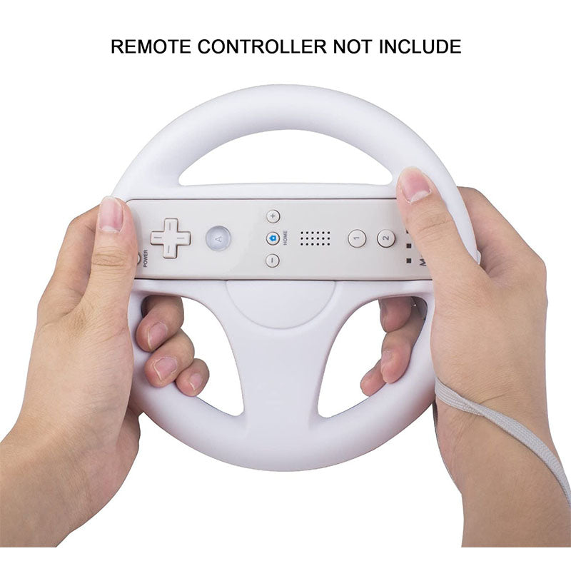 Mario Kart Steering Wheels for Nintendo Wii Mario Kart Tank-White