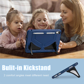 Kids Case Heavy Duty Shockproof with Kickstand for iPad 10th 2022-NavyBlue