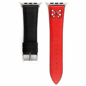 Cartoon Leather Watch Band for Apple Watch Series SE/6/5/4/3/2/1-B