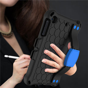 Hive iPad Case For iPad Mini 1/2/3/4/5 Durable Stand Cover With Shoulder Strap-BlackBlue