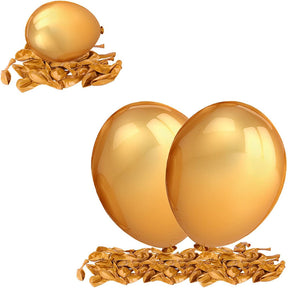 100pcs/pack 12 inches Gold Shiny Balloons for Party Decoration