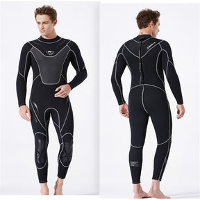 Adore Men Wetsuit 3mm Neoprene Scuba Diving Snorkeling Surfing Swimming Cold Water Wetsuit-WS19495-Black