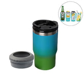 14oz Drink Cooler with 2 Lids Vacuum Insulated Cup for Hot Cold Drinks-6