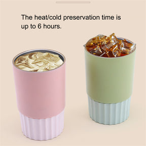 12oz Travel Mug with Leakproof Lid Ideal for Hot/Ice Coffee-Pink1