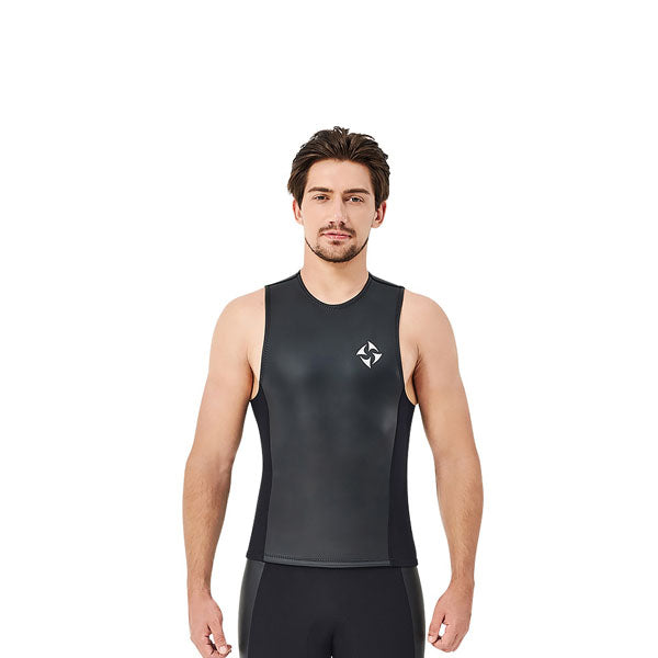 Adore 2mm Diving Vest Men Split Surfing Wetsuit Waterproof Vest-D242002-Black