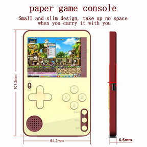 2.4 in Retro Handheld Video Game Console Built-in 500 Games Great Gift for Kids-Red