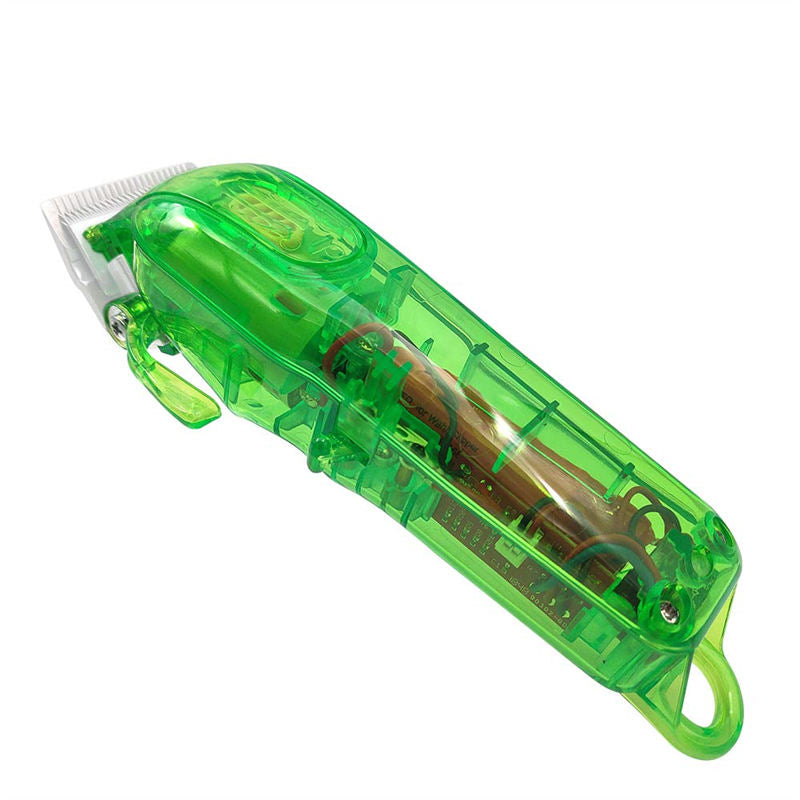 Clear DIY Back Housing Transparent Back Cover for Wahl 5-Star Series Magic Clipper Cordless 8148-Green