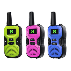 3 Pcs Kids Walkie Talkies Rechargeable Long Range Camping Toys