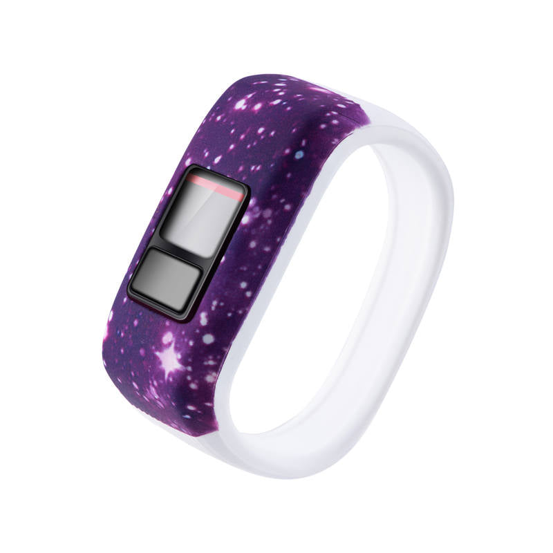 Soft Silicone Replacement Watchband for Garmin Vivofit Vivofit 3/Vivofit JR/JR 2 Band for Kids Women Men-Color4