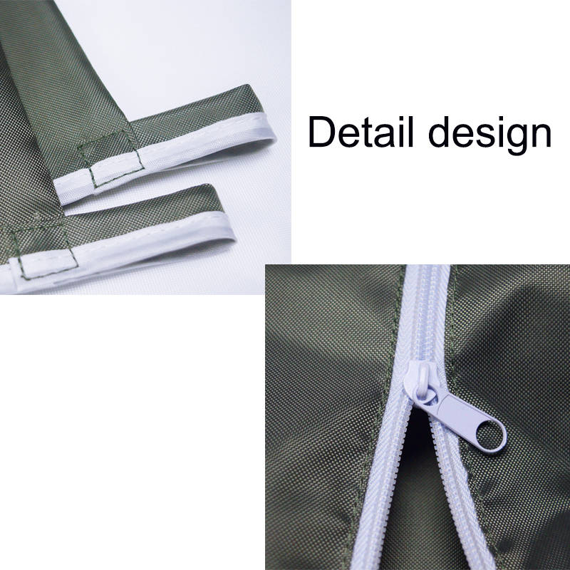 Hanging Laundry Hamper Bag with Free Adjustable Stainless Steel and Suction Cup Hooks - Blue