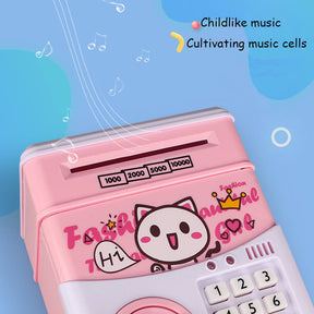 Children's Electronic Piggy Bank with Password Cute ATM Piggy Bank Great Toy Gift-Panda