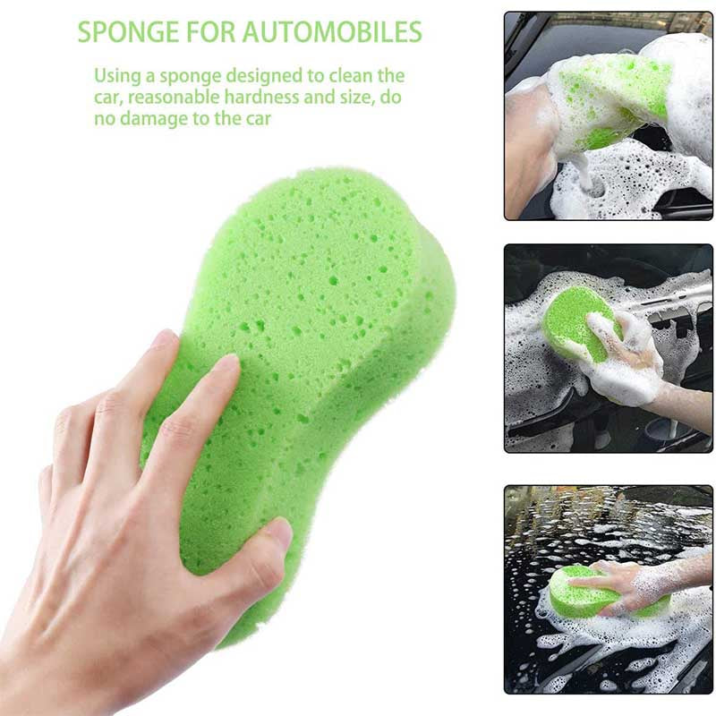 5 Pcs Car Wash Sponges Bone Design for Polishing Porous