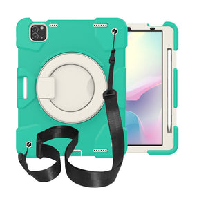 iPad Case For iPad Air 5 with 360¡ãSwivel Stand-Mint Green