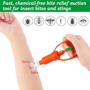 Bee Sting Kit Venom Extractor Suction Pump Bite