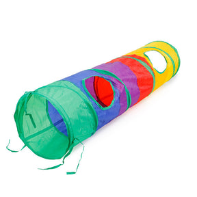 Cat Tunnel for Indoor Cats Collapsible Pop-up Pet Tube Hideaway Play Toys-Straight Tunnels