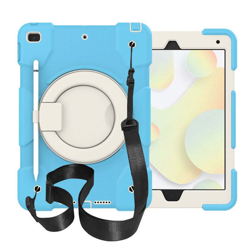 iPad Case For iPad 10.2 with 360¡ãSwivel Stand-Sky Blue