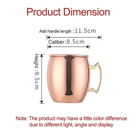 500ml Stainless Steel Moscow Mule Mugs Set of 4 Smooth Finish Cups