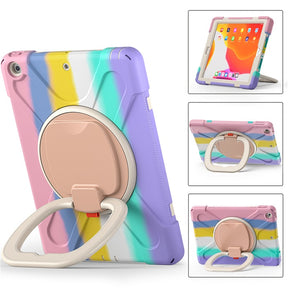 B-OnePiece iPad Case+Neck Strap For iPad Mini 1/2/3/4/5/6-Colorful&Pink