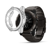 TPU Transparent Frame Case For Garmin Fenix 5X-Clear