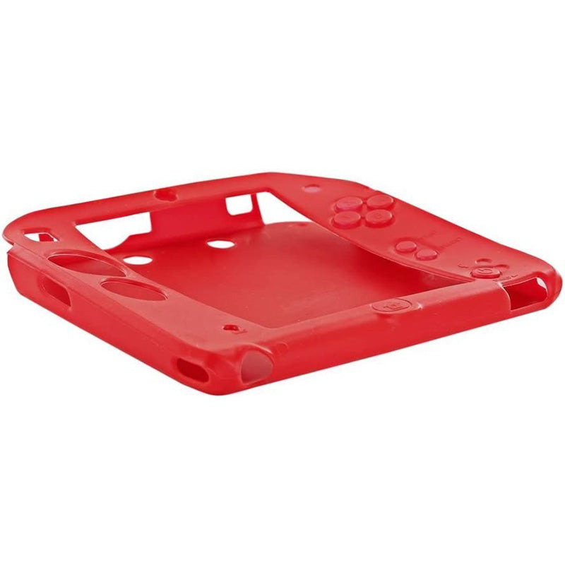 Protective Soft Silicone Rubber Skin Case Cover for Nintendo 2DS-Red