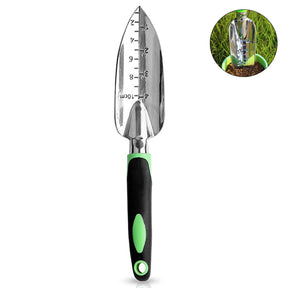 Transplant Trowel Aluminum Alloy Garden Trowels with Ergonomic Rubberized Non-Slip Grip