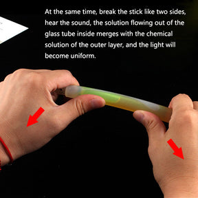 8 Ultra Bright 6 Inch Large Glow Sticks Long Last Lighting Over 12 Hours Emergency Light Sticks