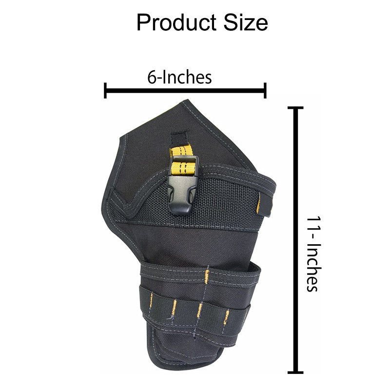 Deluxe Cordless Poly Drill Holster Heavy Duty for Tool Belt