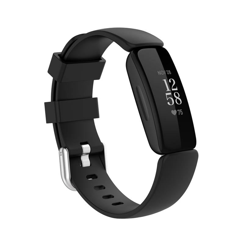 Sport Strap For Fitbit Inspire 2 Silicone Loop Smart Watch Accessories-Black
