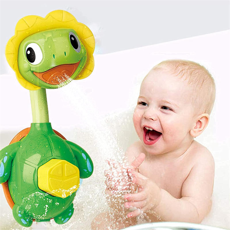 Baby Bath Toys Turtle Hand Shower for Age 18 Months and up