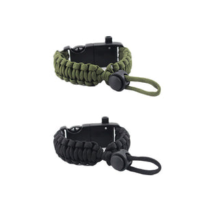 2Packs Hiking Gear Traveling Camping Gear Kit Bracelet Adjustable-A