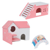 3-Pack Hamster Exercise Toys House Hideout for Small Animal-C