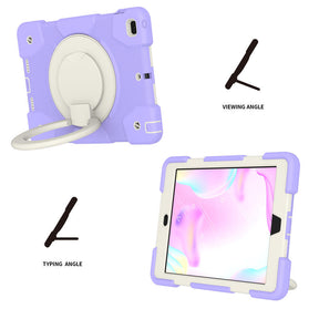 iPad Case For iPad 9.7/Air 2 with 360¡ãSwivel Stand-Taro Purple