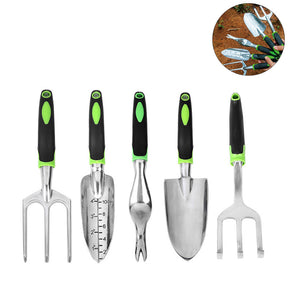 Home & Living5 Pack Garden Tool Set Garden Hand Shovels Aluminum Alloy Garden Trowels with Ergonomic Rubberized Non-Slip Grip