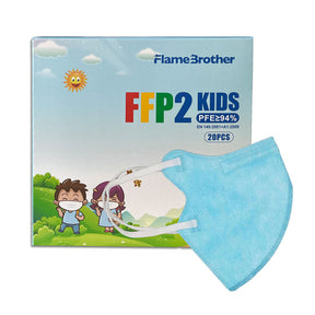 Home & Living20Pcs FFP2 Face Mask for Kids-Light Blue