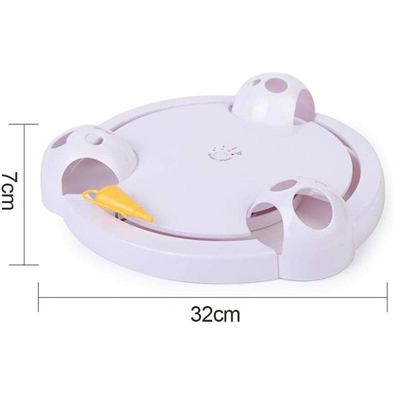 Turntable Cat Toy Interactive Electronic Toy for Cat or Kitten