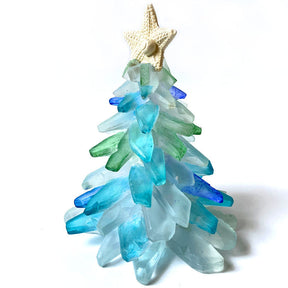 Beautiful Sea Glass Christmas Tree Decoration Resin Ornaments Gift