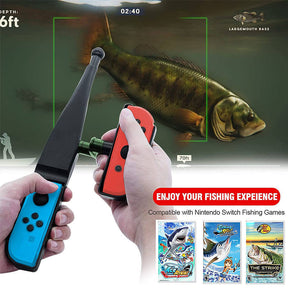 Fishing Rod for Nintendo Switch Joy Con Controller